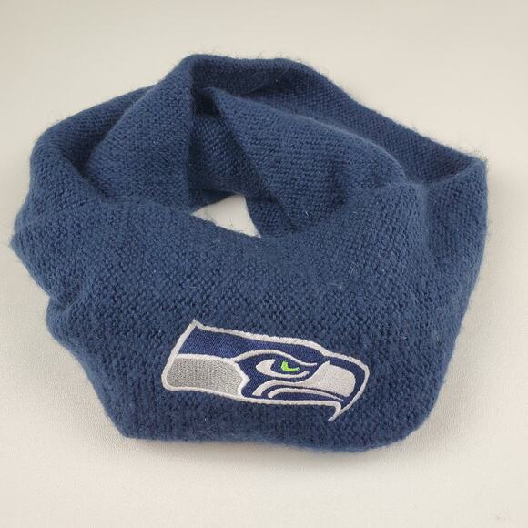 NFL Team Apparel Seattle Seahawks Knit Infinity Neck Wrap Scarf - Picture 1 of 5